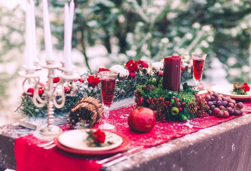 christmas wedding decorations ideas