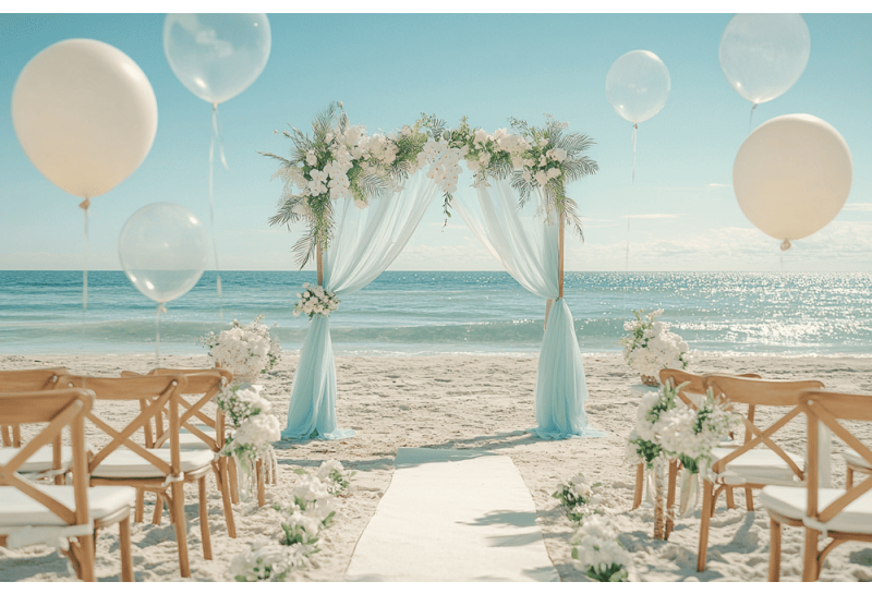 tropical wedding decor ideas