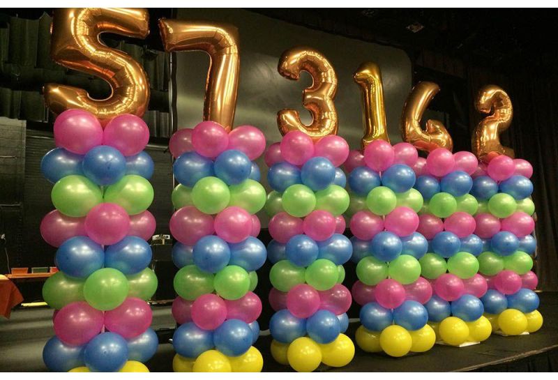 make a party balloon column