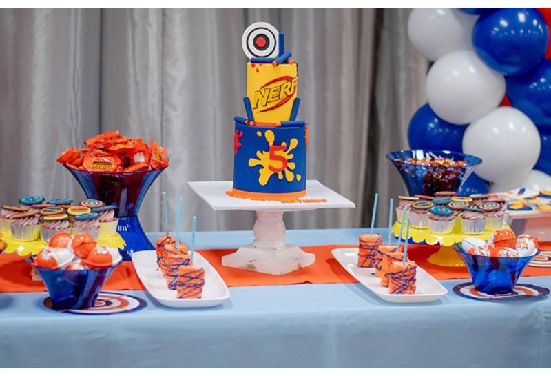 diy nerf gun party