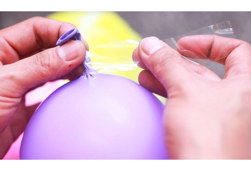 how to tie a balloon step by step