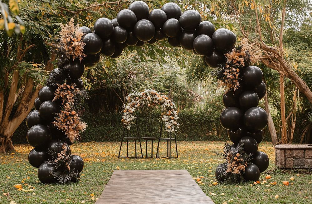 goth wedding decorations