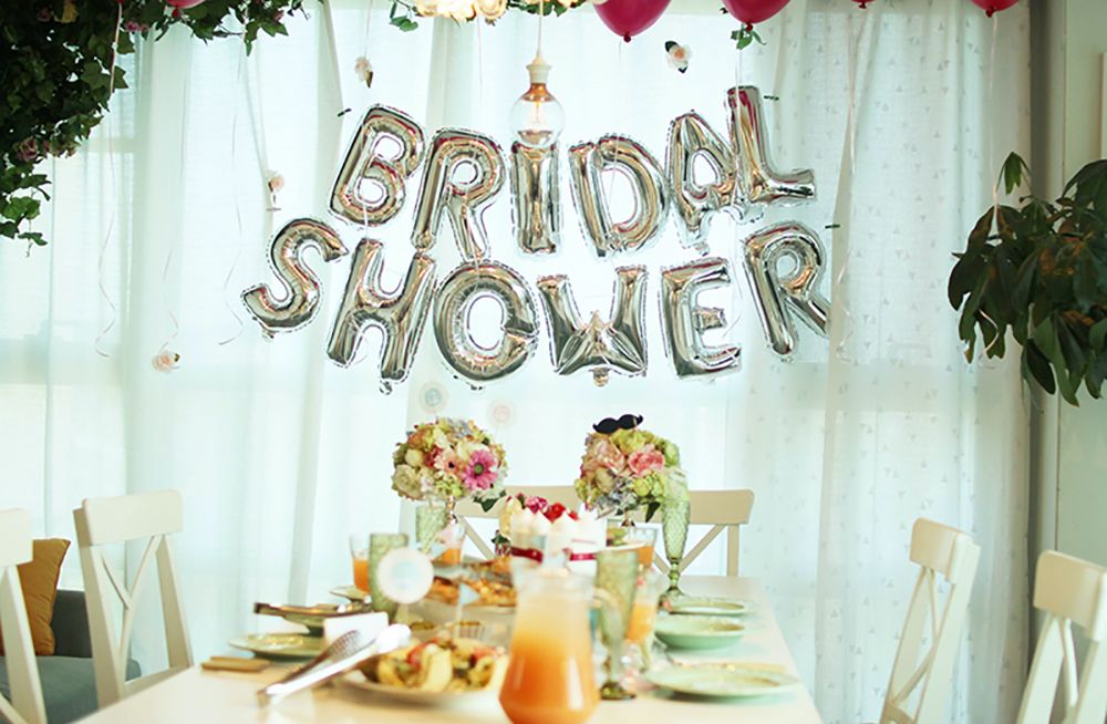 balloon decoration ideas for bridal shower
