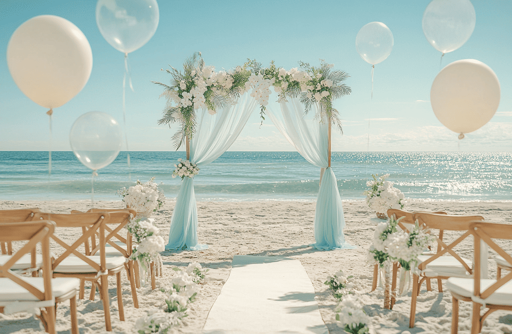 tropical wedding decor ideas