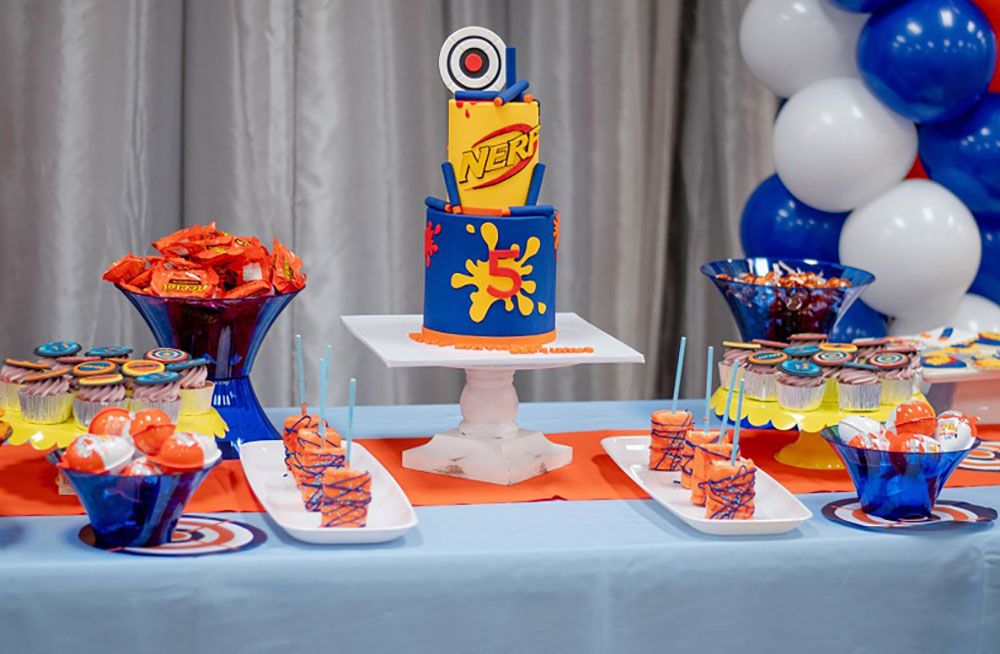 diy nerf gun party