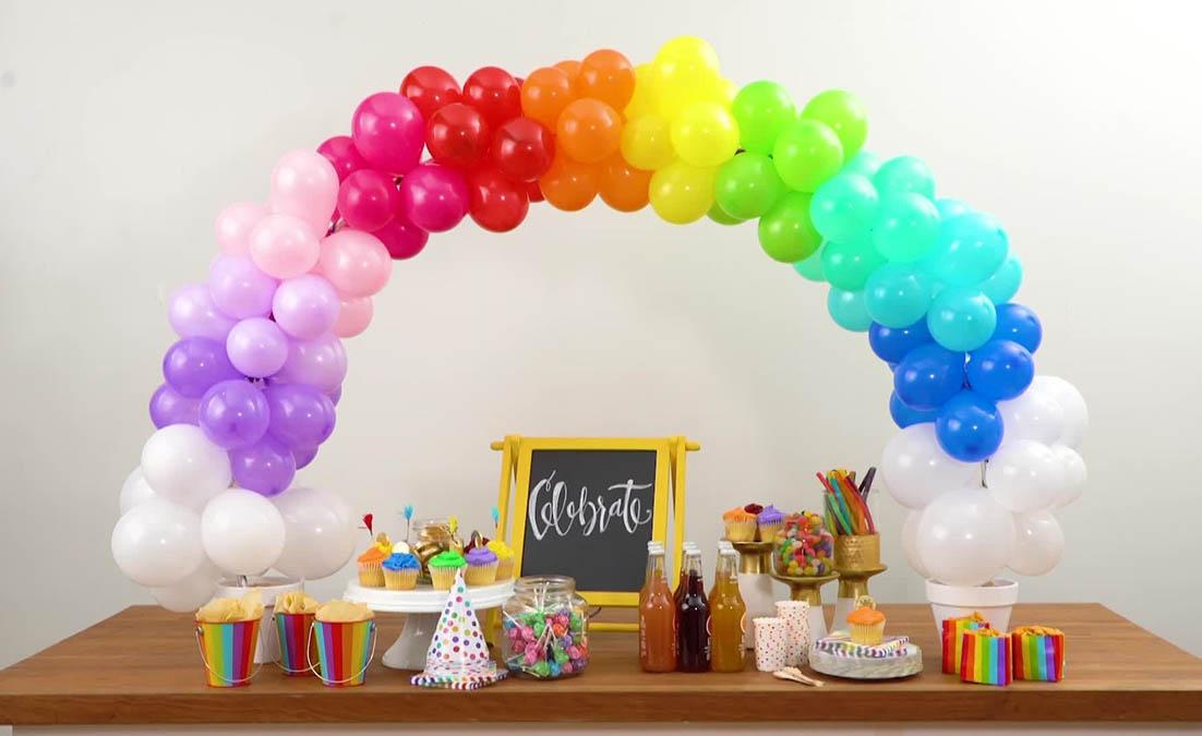 how to make a simple balloon arch