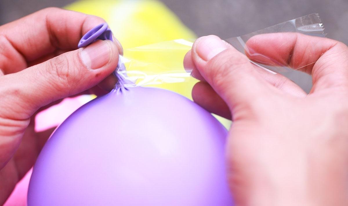 how to tie a balloon step by step