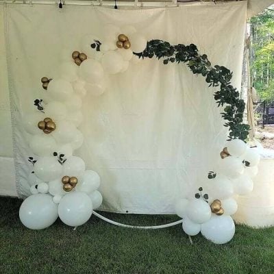 White Balloon Ring