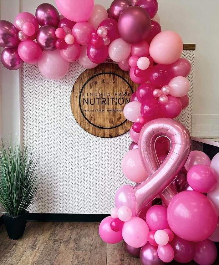Pink Balloon Decoration