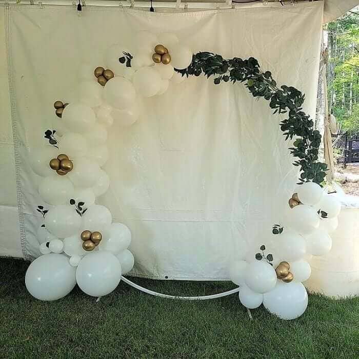 White Balloon Ring
