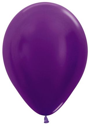 Metallic Violet Latex Balloons