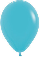Fashion Caribbean Blue Latex Balloons