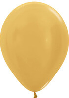Metallic Gold Latex Balloons
