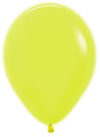 Neon Yellow Latex Balloons