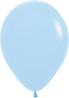 Pastel Matte Blue Latex Balloons
