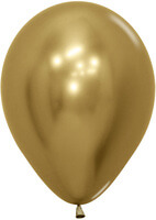 Reflex Gold Latex Balloons