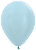 Satin Blue Latex Balloons