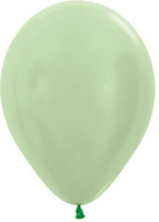 Satin Green Latex Balloons