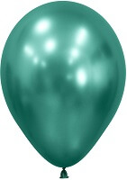 Reflex Aurora Green Latex Balloons