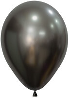 Silk Midnight Grey Latex Balloons