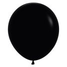 18" Fashion Black (25pcs) Sempertex Balloons