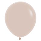 18" Fashion White Sand (25pcs) Sempertex Balloons