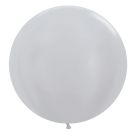 24" Satin Silver (10pcs) Sempertex Balloons