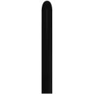 260 Fashion Black (50pcs) Sempertex Balloons
