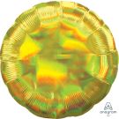 18" Iridescent Yellow Circle (non-packaged) Balloon