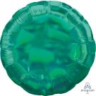 18" Iridescent Green Circle (non-packaged) Balloon