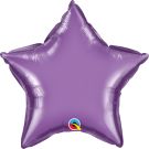 20" Chrome Purple Star Balloon