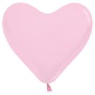06" Fashion Pink Heart (50pcs) Sempertex Balloons