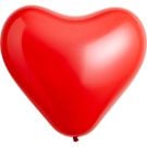 11" Standard Red Heart (50pcs) Everts Balloons