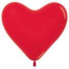 12" Fashion Red Heart (50pcs) Sempertex Balloons