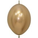 12" Reflex Gold Link-O-Loons (25pcs) Sempertex Balloons