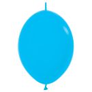 06" Fashion Blue Link-O-Loons (50pcs) Sempertex Balloons