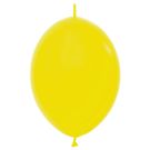 12" Fashion Yellow Link-O-Loons (25pcs) Sempertex Balloons