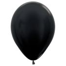 05" Metallic Black (50pcs) Sempertex Balloons