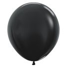18" Metallic Black (25pcs) Sempertex Balloons