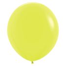 18" Neon Yellow (25pcs) Sempertex Balloons