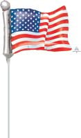 Mini Shape American Flag Balloon