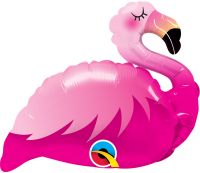 14" Mini Pink Flamingo Balloon