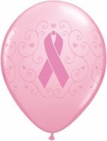 11" Breast Cancer Awareness (50pcs) Balloons