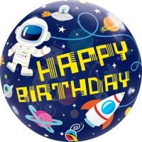 Bubble 22" Birthday Outer Space Balloon