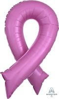 SuperShape Pink Ribbon Balloon