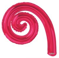 Kurly Spiral Flamingo Balloon