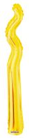 Kurly Zig Zag Yellow Balloon