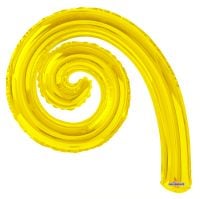 Kurly Spiral Yellow GB Balloon