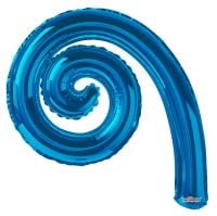 Kurly Spiral Royal Blue GB Balloon