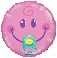 04" Smiley Girl Balloon